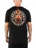 T-Shirt Headrush ‘Head Over Flames’ Homme