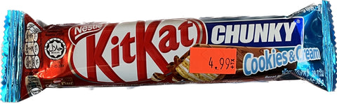 Kit kat chunky biscuit et crème