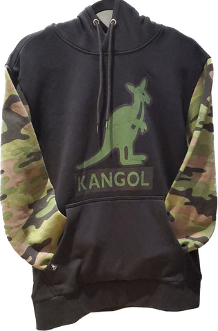 Hoodie kangol manche camoufflage