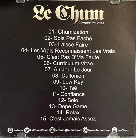 Le Chum - Curriculum Vitae CD