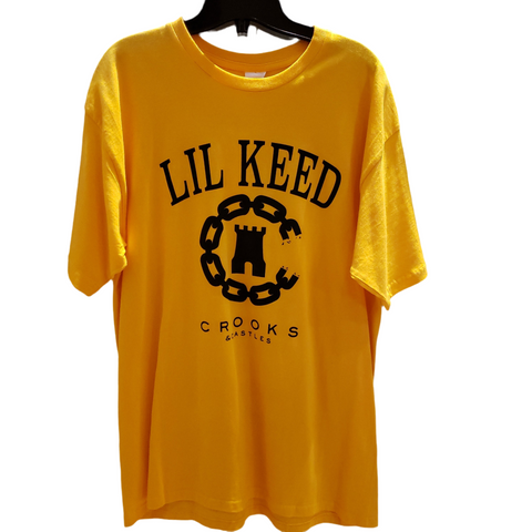T-shirt Crooks & Castles jaune lil keed