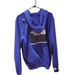 Hoodie the north face bleu