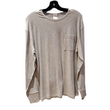 Longsleeve sample gris avec poche