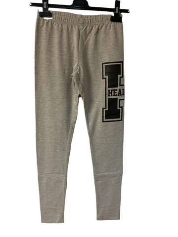 Legging gris headrush écriture noire