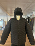 Manteau avec capuchon à zipper VIKINGZ NOIR
