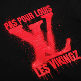 T-Shirt Les Vikingz ‘‘LV Pas Pour Louis’’ rouge