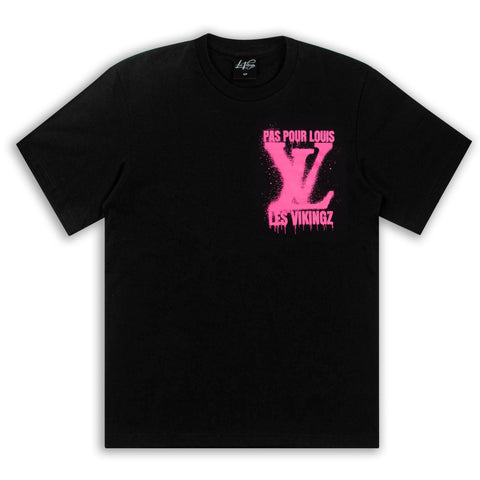 T-Shirt Les Vikingz ‘LV Pas Pour Louis’ - Rose