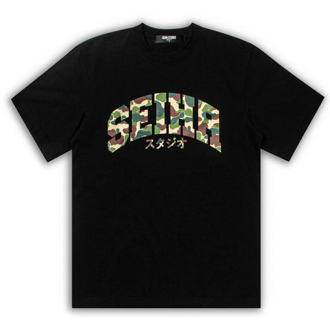 T-Shirt Seiha Studios Camo Vert