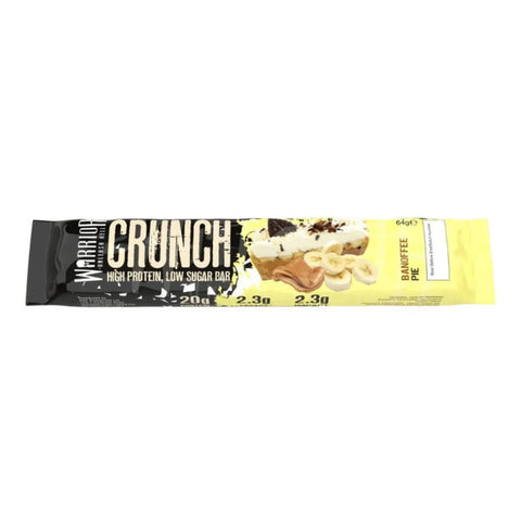 Warrior Crunch Barre Protéinée à Faible Teneur en Glucides Tarte à la Banane