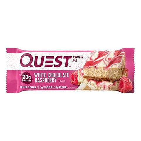 Quest Barre Protéinée Chocolat Blanc et Framboise