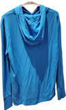 Longsleeve bleu a capuche kangol