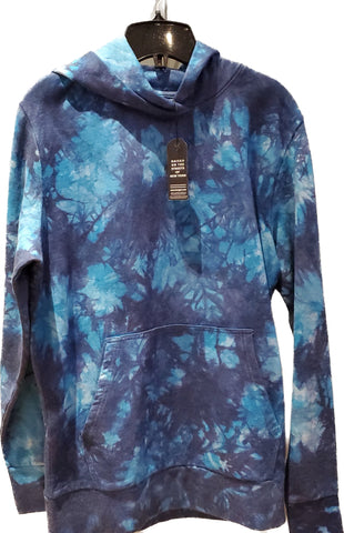 Hoodie kangol bleu tie-dye