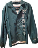 Manteau vert kangol ecrit a lavant