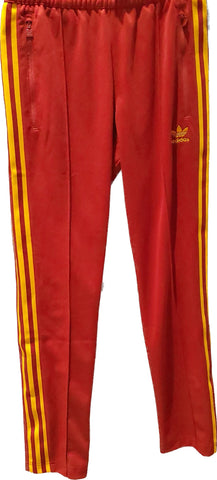 Pantalon adidas rouge et jaune
