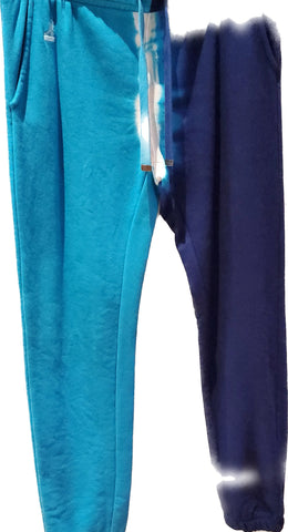 Jogging kangol bleu foncer ,separation blanche et bleu pale
