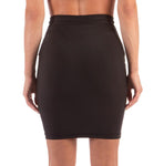 THE PALLID THREAT SIDE SLIT LONG SKIRT