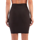 THE PALLID THREAT SIDE SLIT LONG SKIRT