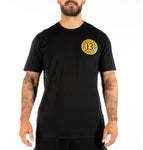 T-Shirt Headrush THE GREAT SPECTER BLACK AND YELLOW