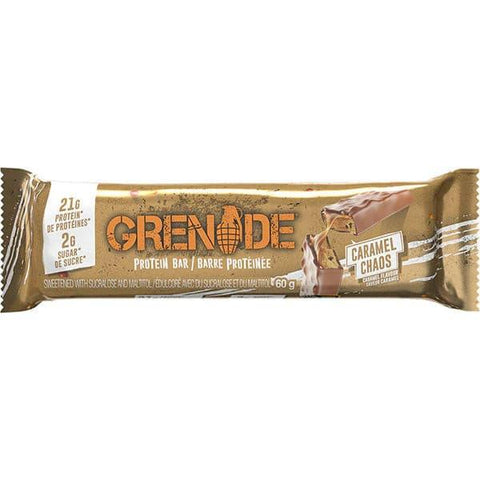 Grenade Barre Protéinée Chaos Caramel