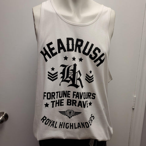 Camisole headrush blanche - HEADRUSH detaillant autorisé LTABSHOP.CA 