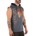 THE HELLFIRE
SLEEVELESS HOODIE