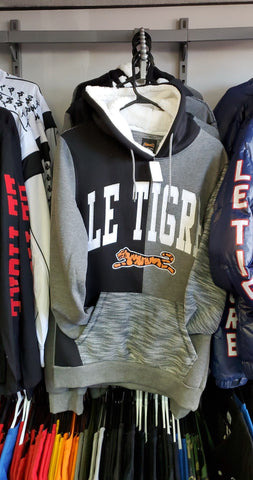 Le Tigre Hoodies gris / noir - LTABSHOP