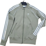 Veste adidas kaki et blanc