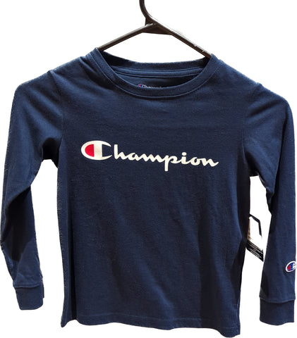 Long sleeve champion navy enfant