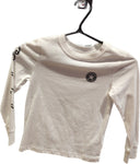 Long sleeve converse blanc enfant