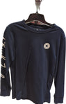 Long sleeve converse bleu enfant