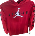 Hoodie sans poche  Jordan rouge junior